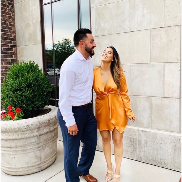 Long Sleeve Wrap Dress - Picture 3 of 3